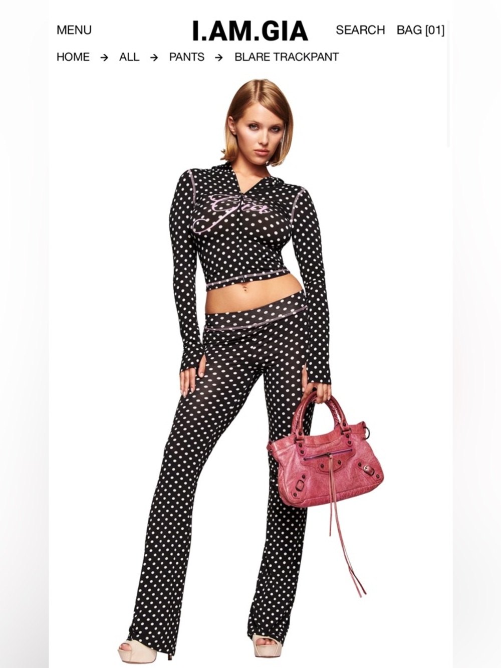 Blare Tracksuit I Am Gia Polka dots